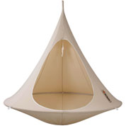 Suspended Hammock - Double Cacoon - White